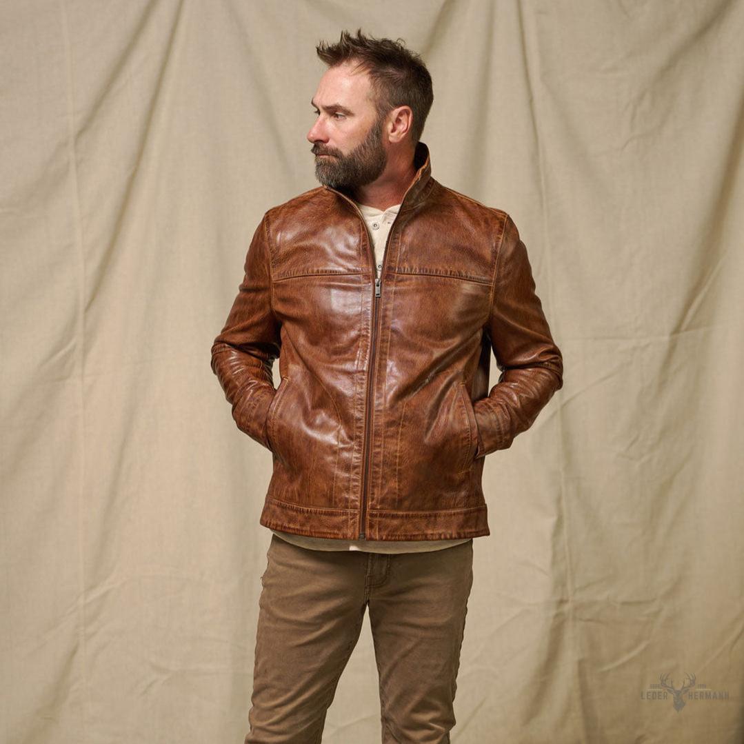 Sedona Ultra-Leggera Lederjacke in Copperwood Braun
