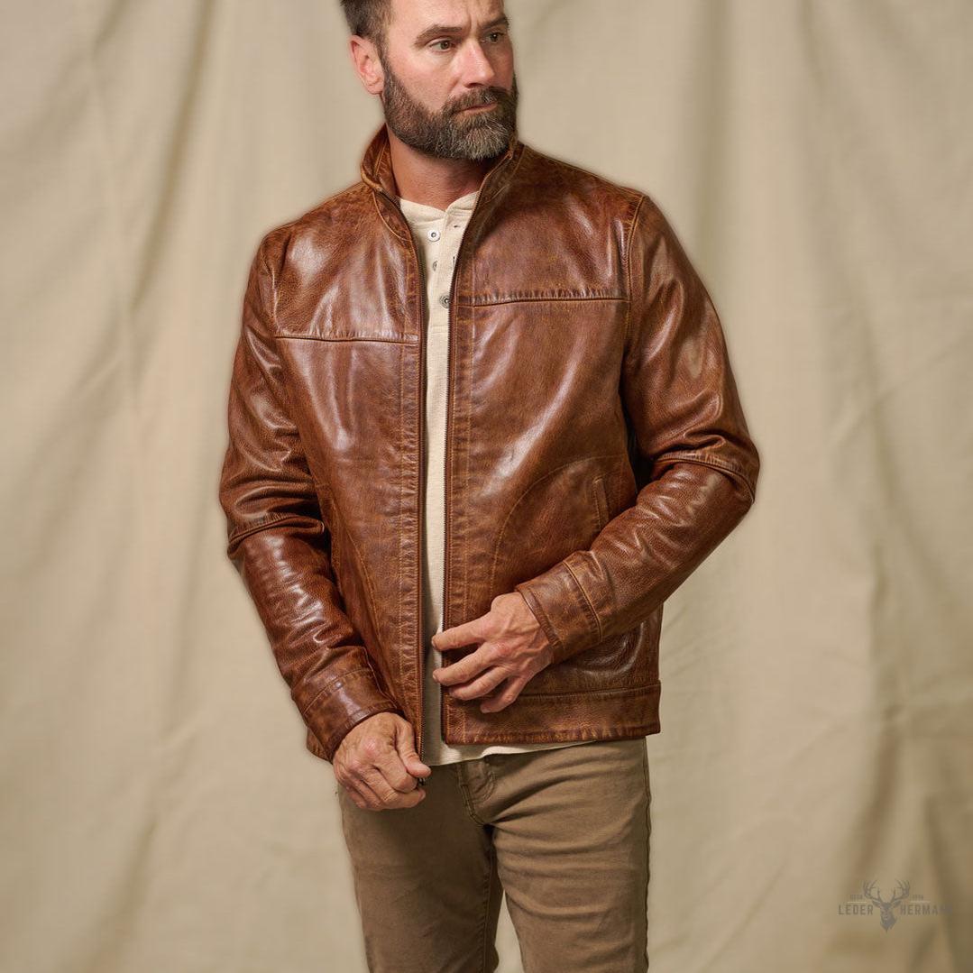 Sedona Ultra-Leggera Lederjacke in Copperwood Braun