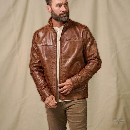 Sedona Ultra-Leggera Lederjacke in Copperwood Braun