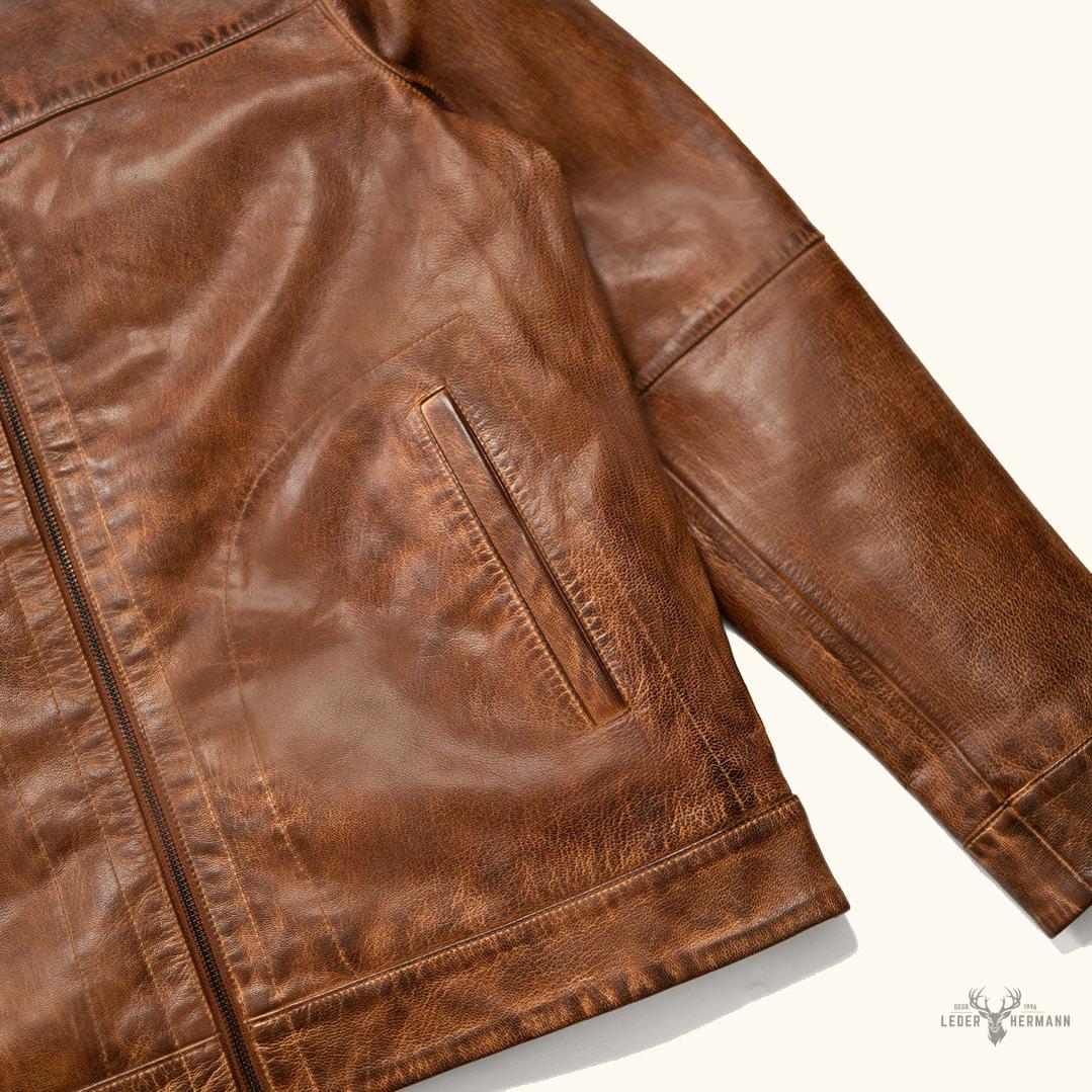 Sedona Ultra-Leggera Lederjacke in Copperwood Braun