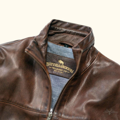 Trachtenartige Sedona Leichte Lederjacke in Ironwood Braun für Eleganten Komfort