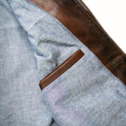 Trachtenartige Sedona Leichte Lederjacke in Ironwood Braun für Eleganten Komfort