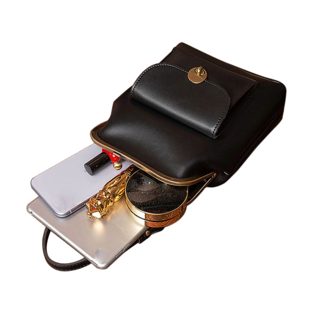Elegante Vintage Kuss-Schloss-Tasche - Graces Retro Chic Must-Have