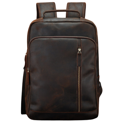 Verrücktes Pferdeleder - Rucksack | PORTLY