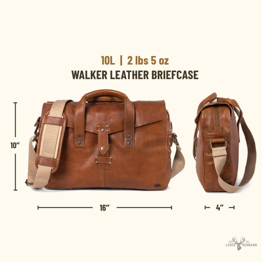 Italienische Ledertasche für Dokumente - Rustikbraun Elegantes und Langlebiges Design