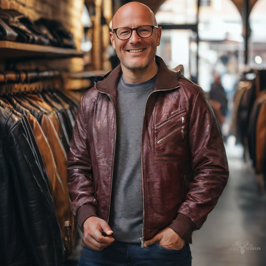 Lumion - Elegante Lederjacke für einen eleganten Stil