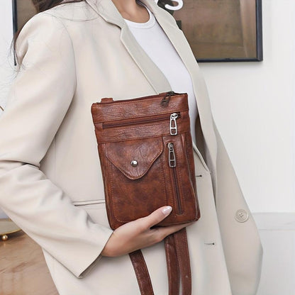 Stylische Vintage Clara Umhängetasche