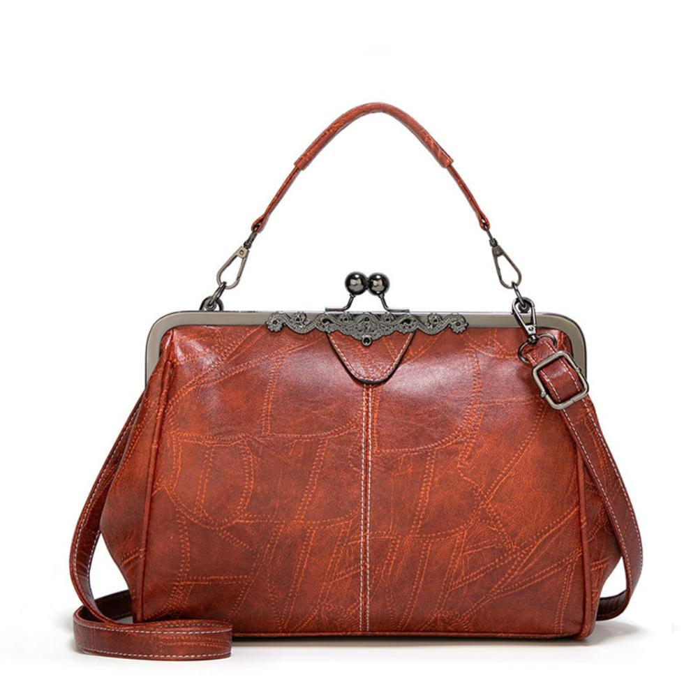 Elegante Vintage Kuss-Schloss Handtasche