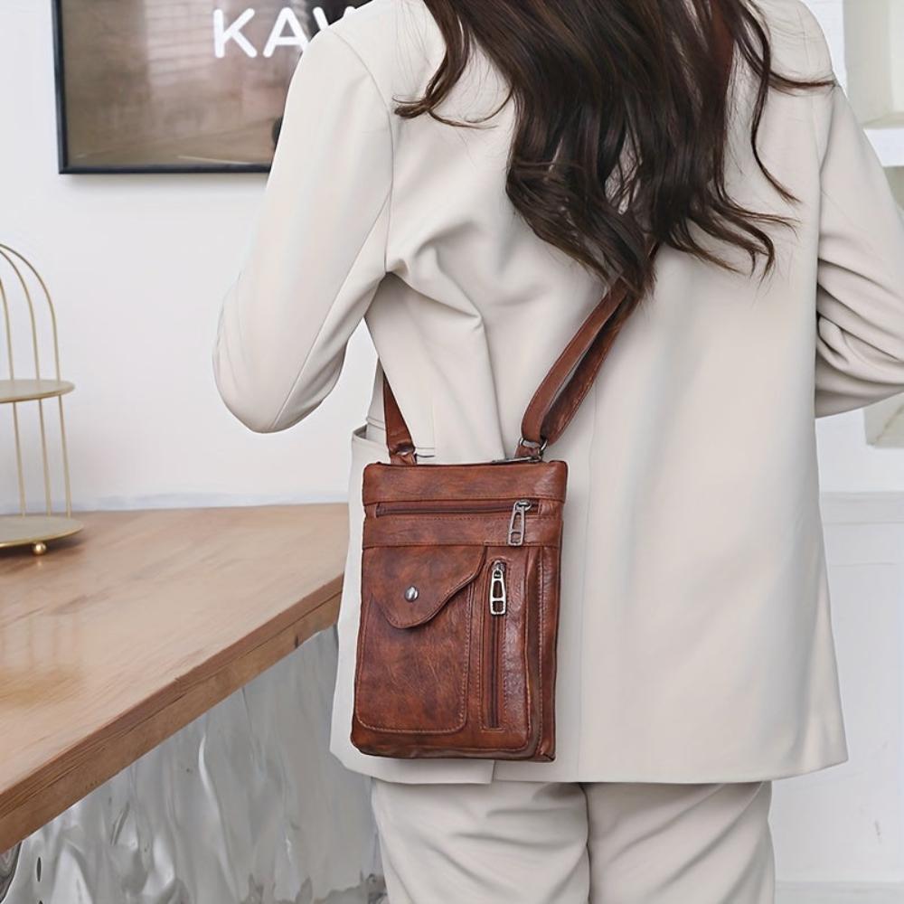Stylische Vintage Clara Umhängetasche