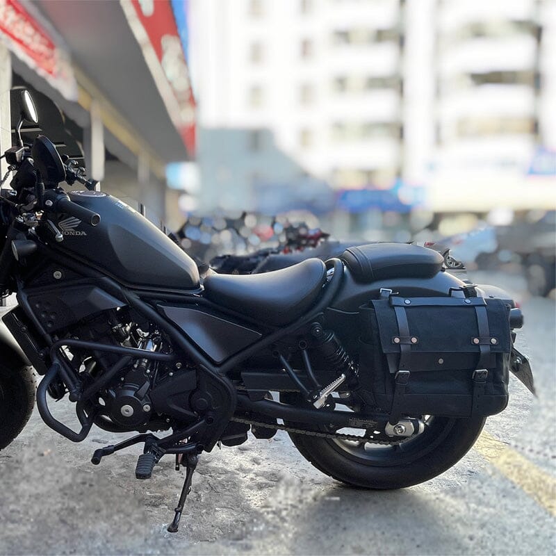 Canvas-Motorradsatteltasche | SEATTLE