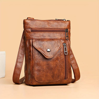 Stylische Vintage Clara Umhängetasche