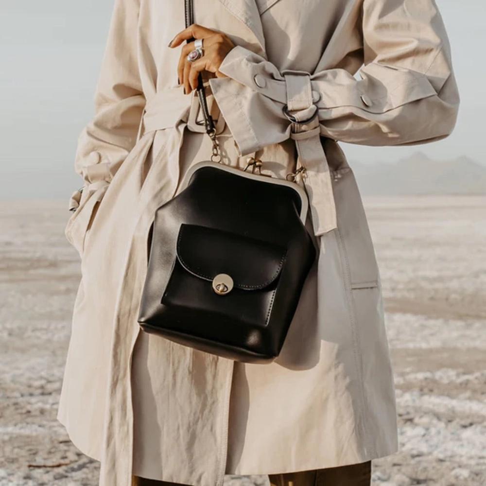 Elegante Vintage Kuss-Schloss-Tasche - Graces Retro Chic Must-Have