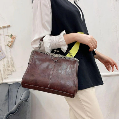 Elegante Vintage Kuss-Schloss Handtasche