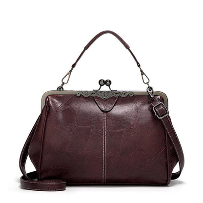 Elegante Vintage Kuss-Schloss Handtasche