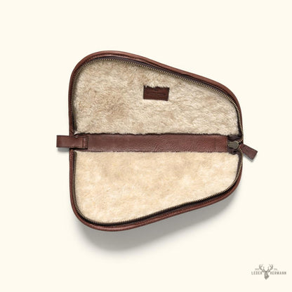 Dakota Garderobe Etui für Revolver und Pistole aus Raffinierter Wachstuch