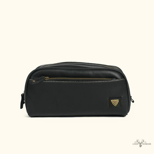 Dopp Kit Jefferson Leder in limitierter Edition | Schwarze Eleganz