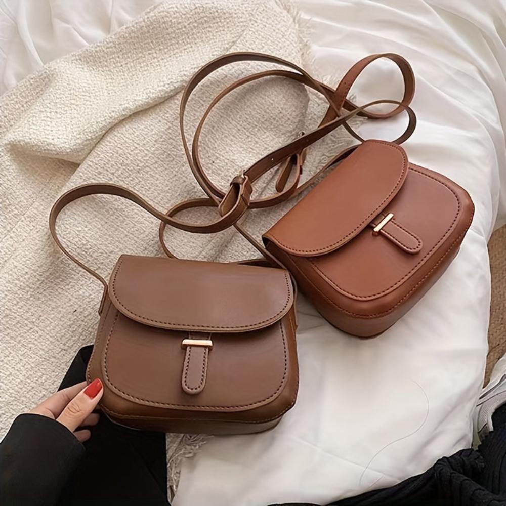 Stilvolle Retro Saddle Crossbody Tasche von Amelia