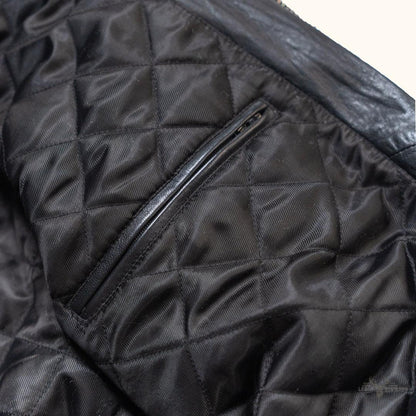 Glenwood Leder-Drivingjacke im Vintage-Schwarz – Stilvoll und Zeitlos