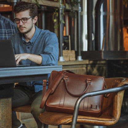 Jefferson Lederaktentasche | Elderwood Eleganz und Stil