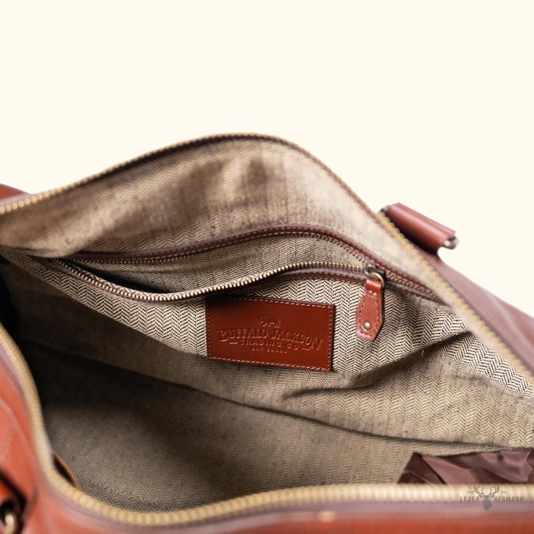 Jefferson Leder-Duffle Bag | Elderwood Eleganz für unterwegs