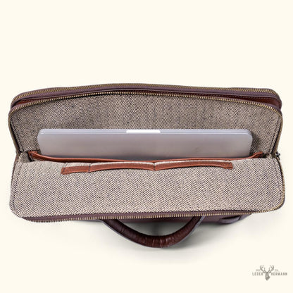 Holzleder Tasche Jefferson | Elderwood Eleganz und Raffinesse