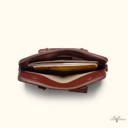 Holzleder Tasche Jefferson | Elderwood Eleganz und Raffinesse