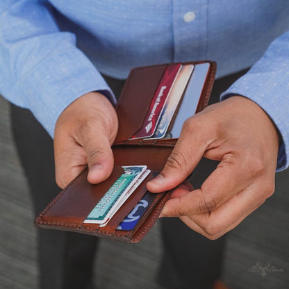 Bifold-Geldbörse Jefferson in Elderwood für Stil und Funktionalität