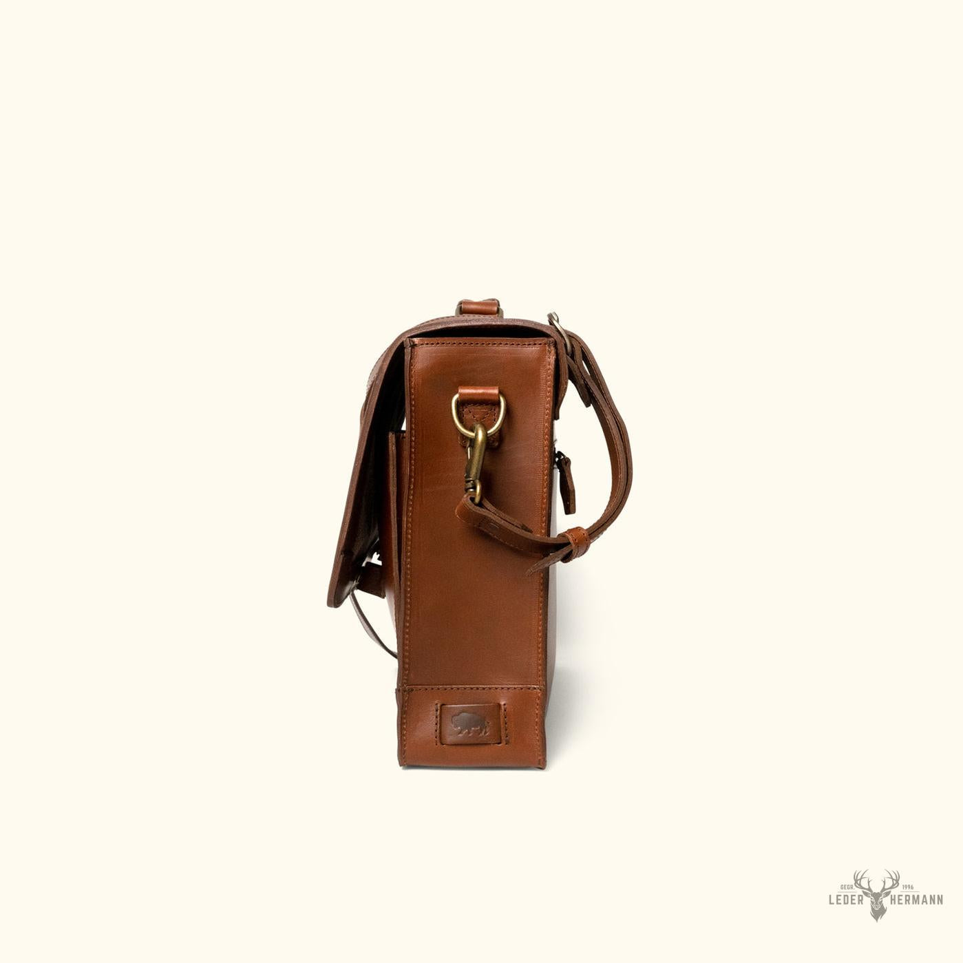 Elegant und langlebig Jefferson Messenger Bag aus Mahagoni