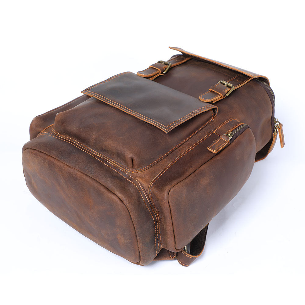 Leder Laptop Rucksack | KALMAR