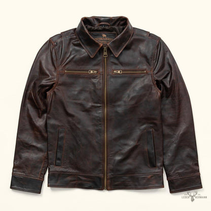 Elegante braune Lederhülle Legacy