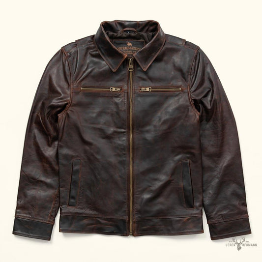 Elegante braune Lederhülle Legacy