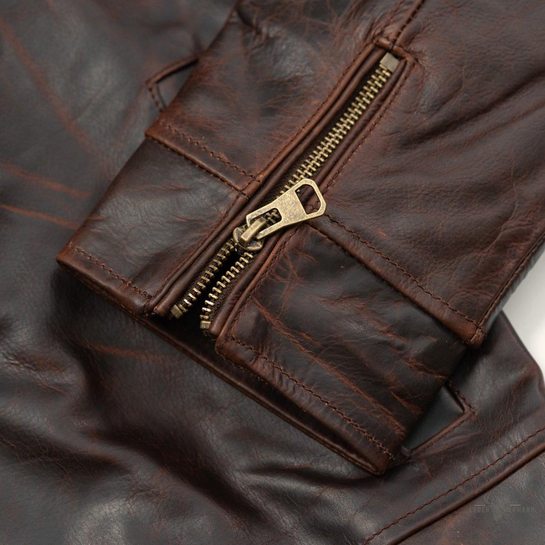 Elegante braune Lederhülle Legacy