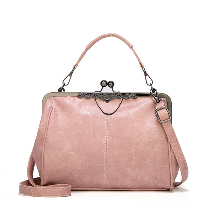 Elegante Vintage Kuss-Schloss Handtasche