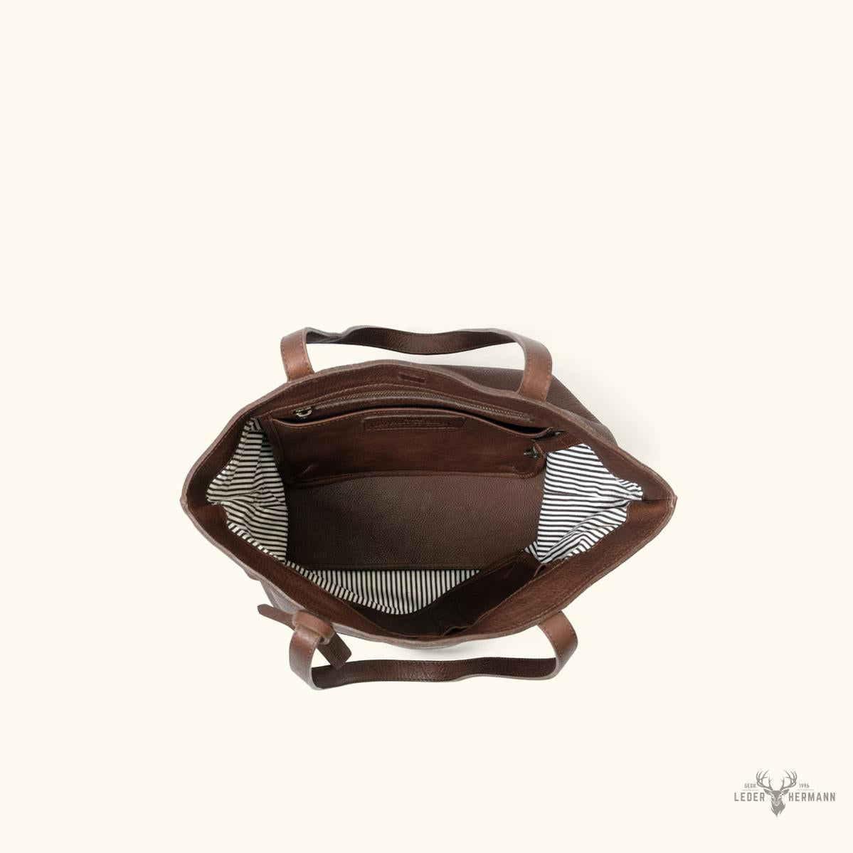 Madison Leder-Tasche im eleganten Dunkel-Hazelnut-Farbton