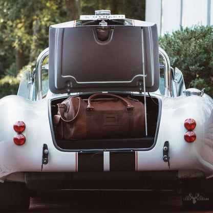 Ryder Reserve Bisonleder Reisetasche – Elegante Brauntöne für Stilvolle Reisen