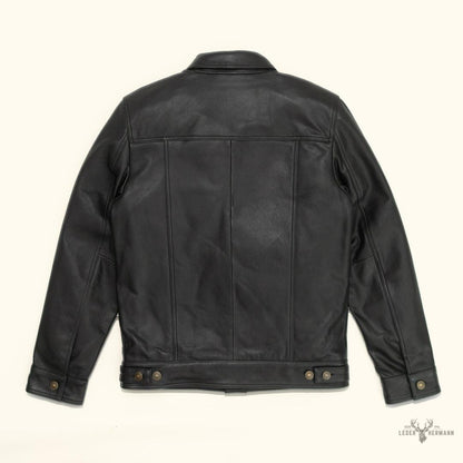 Driggs Lederjacke in Schwarz – Stilvoller und moderner Lederblazer für jeden Anlass