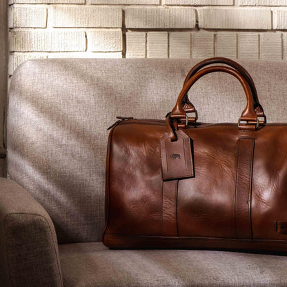 Jefferson Leder-Duffle Bag | Elderwood Eleganz für unterwegs