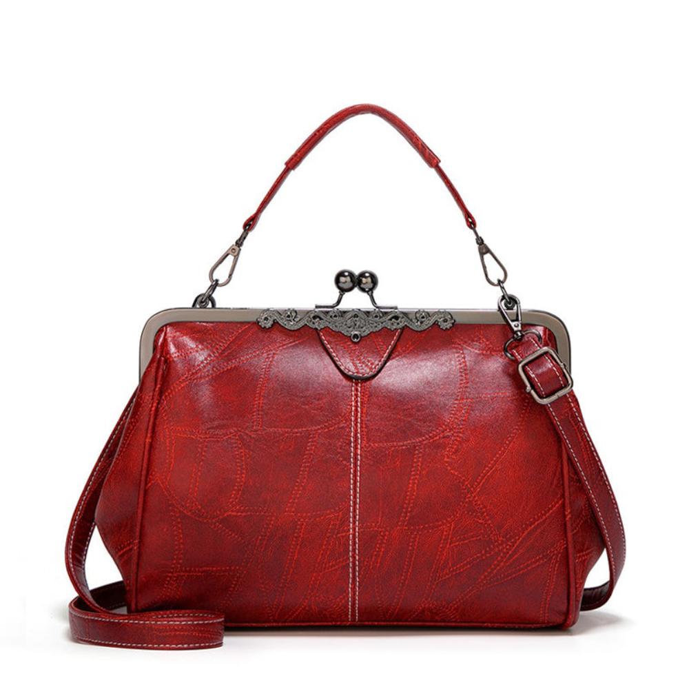 Elegante Vintage Kuss-Schloss Handtasche