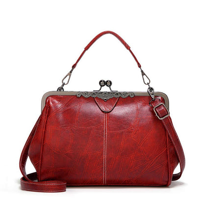 Elegante Vintage Kuss-Schloss Handtasche