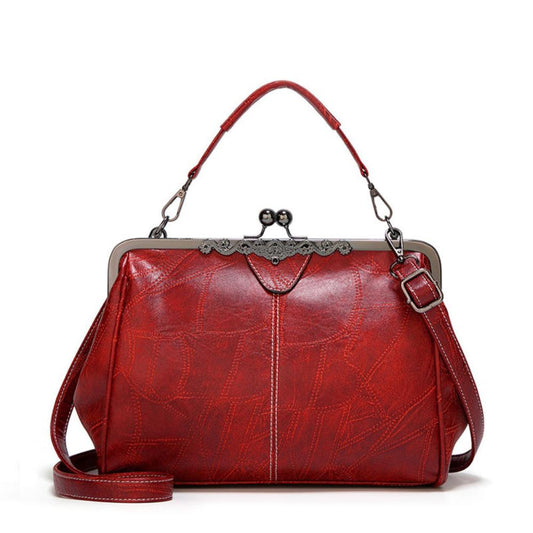 Elegante Vintage Kuss-Schloss Handtasche
