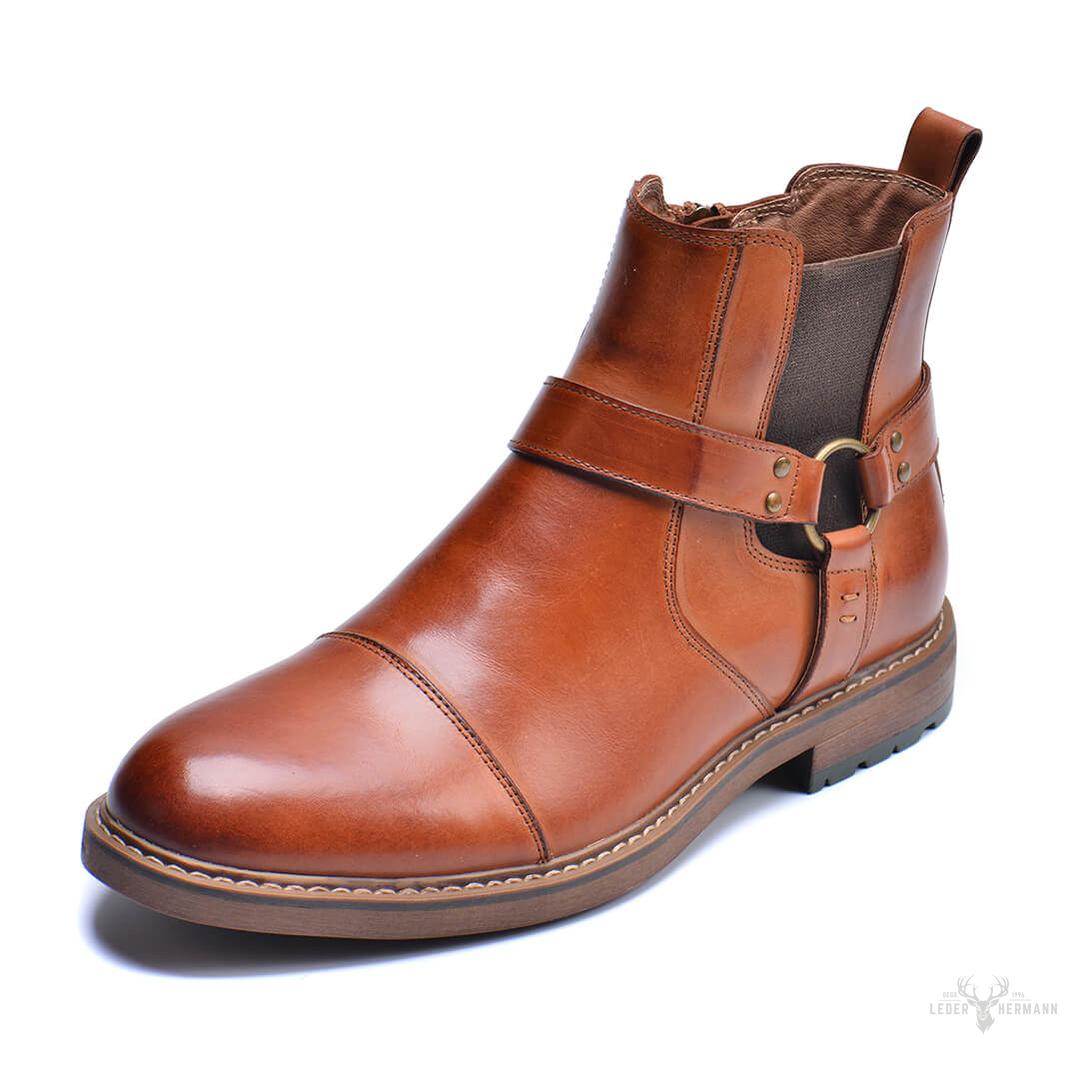 Elegante Roadster-Lederstiefel für den perfekten Look