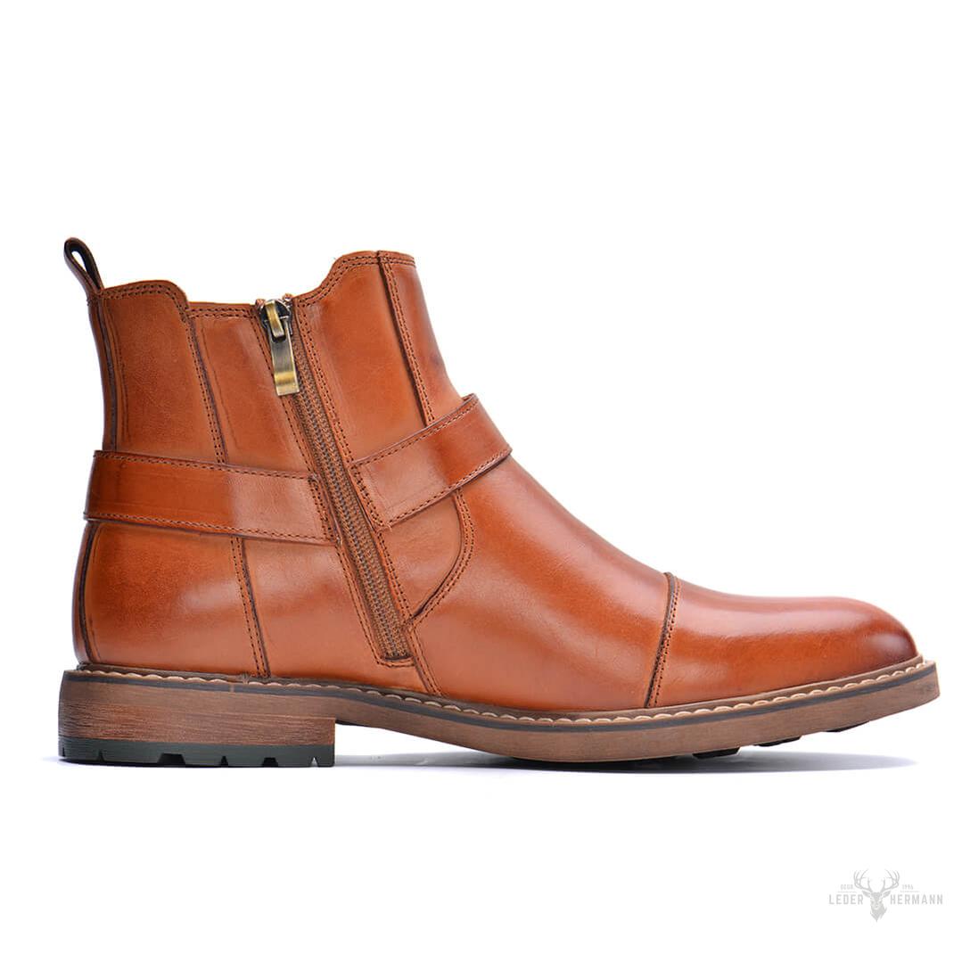 Elegante Roadster-Lederstiefel für den perfekten Look