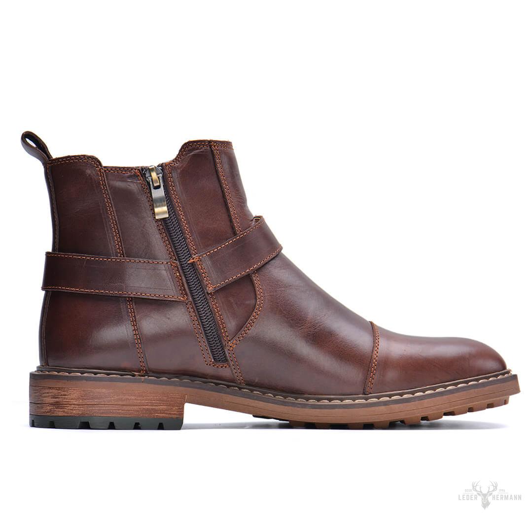 Elegante Roadster-Lederstiefel für den perfekten Look