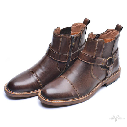 Elegante Roadster-Lederstiefel für den perfekten Look