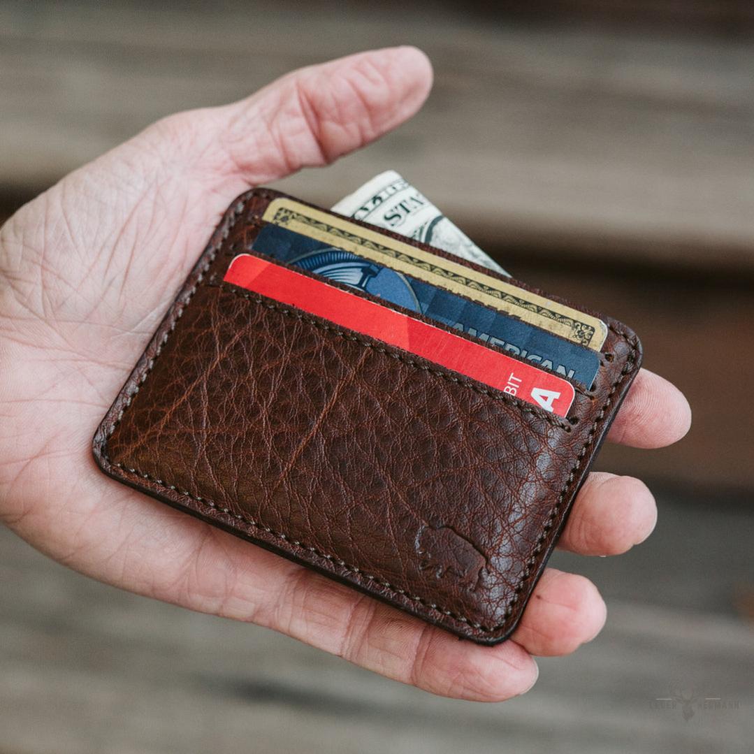 Roosevelt Slim Leder Geldbörse Limitierte Edition | Bisongrain