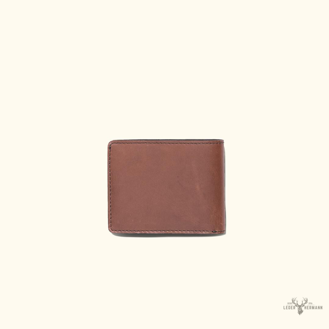 Roosevelt Billfold Ledergeldbörse - Elegantes Bernstein Braun