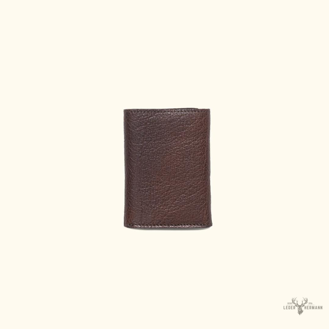 Dreifach Geldbörse aus Büffelleder Roosevelt Limitierte Edition | Büffelgrain