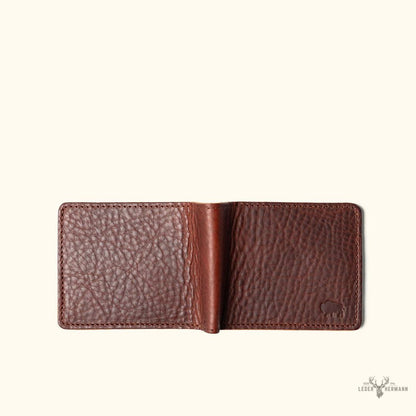 Ryder Reserve Bisonleder Brieftasche | Edles Braun