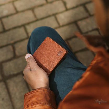 Ryder Reserve Bisonleder Brieftasche | Edles Braun