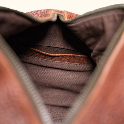 Ryder Reserve Bisonleder Reisetasche – Elegante Brauntöne für Stilvolle Reisen
